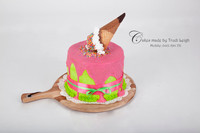 Icecream design butter cake
