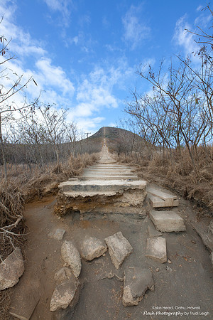 Koko Head Crater Trail, Oahu, Hawaii